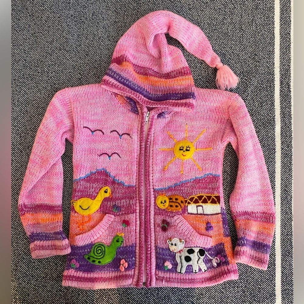 Colorful Kids Hooded Sweatshirt